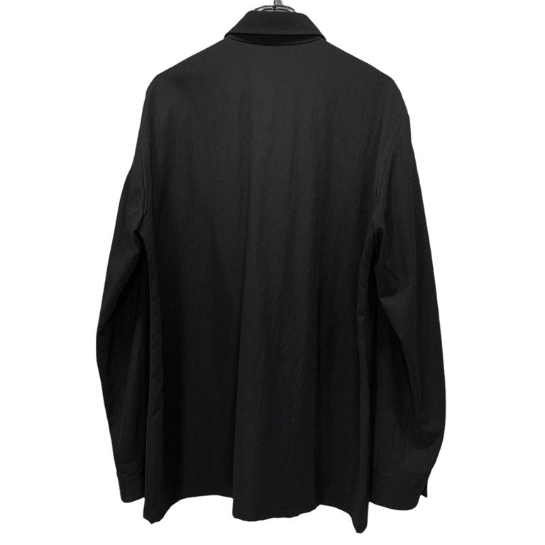 Y's for men ウールギャバジンチンストラップダブルポケットシャツ ブラウス Archive トップス Yohji Yamamoto Pour Homme ヨウジヤマモトプールオム ワイズフォーメン メンズ