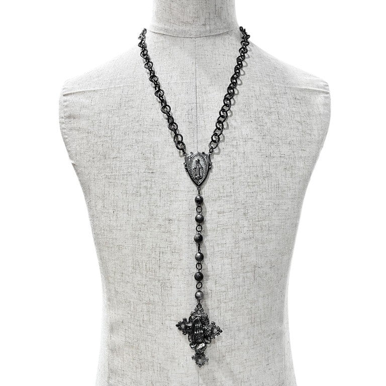 Jean Paul GAULTIER プレイングハンズマリアチェーンネックレス 一点物 激レア 希少 Archive 90s 00s JPG 未使用 ペンダント アクセサリー ジャンポールゴルチエ メンズ レディース ユニセックス