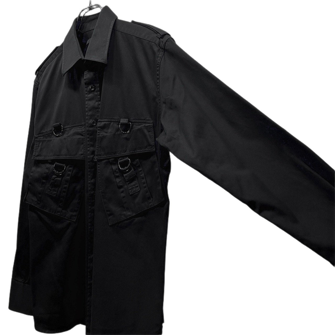 GUCCI by TOM FORD 02SS CARGO RING SHIRT カーゴリングダブルベローズポケットシャツ ブラウス トップス Archive グッチ トムフォード メンズ