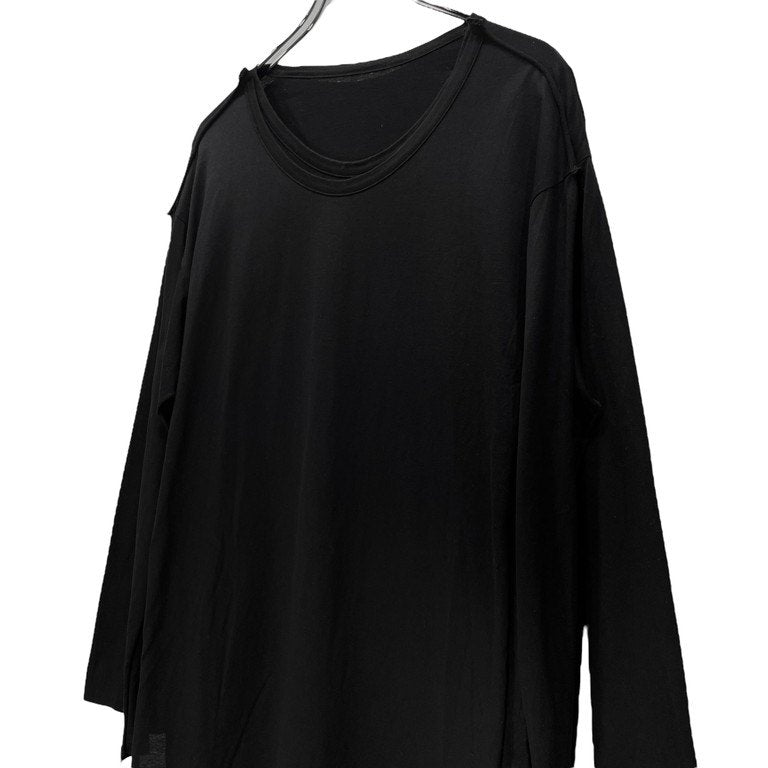 B Yohji Yamamoto 20SS シルケット天竺解体再構築ドッキングレイヤードカットソー Tシャツ Tee T-shirt トップス ビー ヨウジヤマモト レディース