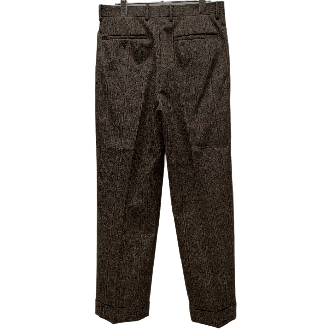 AURALEE 21AW BLUEFACED WOOL CHECK WIDE SLACKS ウールチェックワイドスラックス パンツ トラウザーズ ボトムス 定価38,500円 A21AP02CB オーラリー メンズ