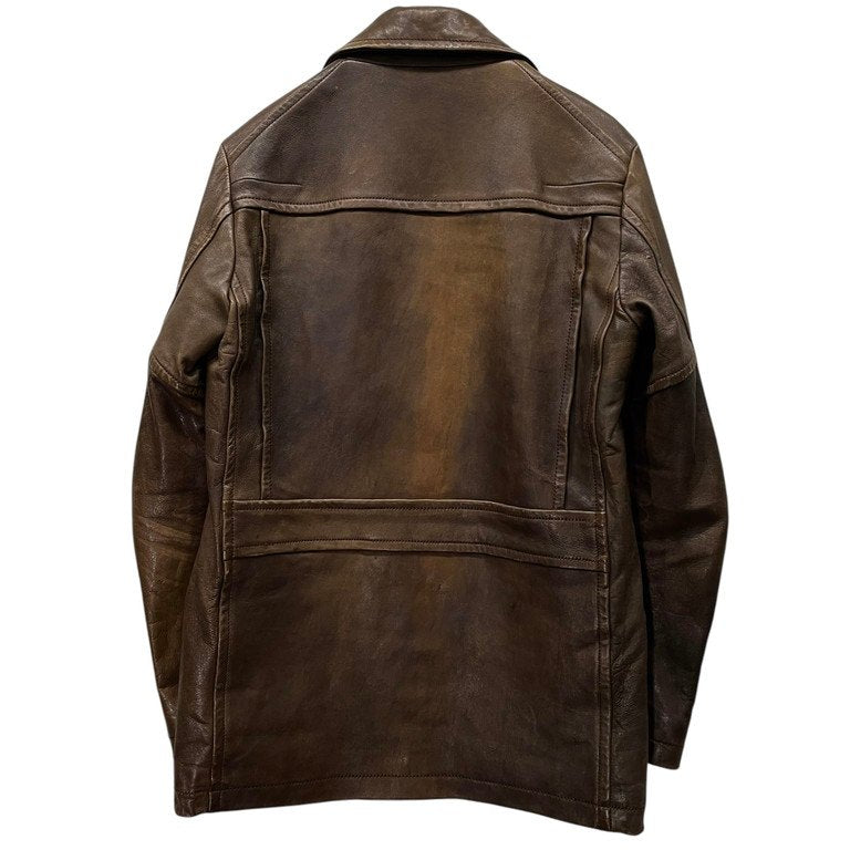 NUMBER NINE 08AW ラムレザーシルクライニングカーコート ジャケット ブルゾン アウター Archive MY OWN PRIVATE PORTLAND ポートランド期 ナンバーナイン メンズ
