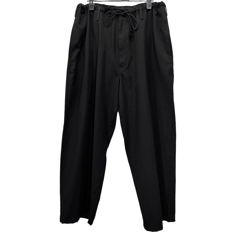 Yohji Yamamoto Pour Homme 22AW WOOL GABARDINE CLASSIC DRAWSTRING PANTS ウールギャバジンドローストリングイージーパンツ ボトムス ヨウジヤマモトプールオム メンズ