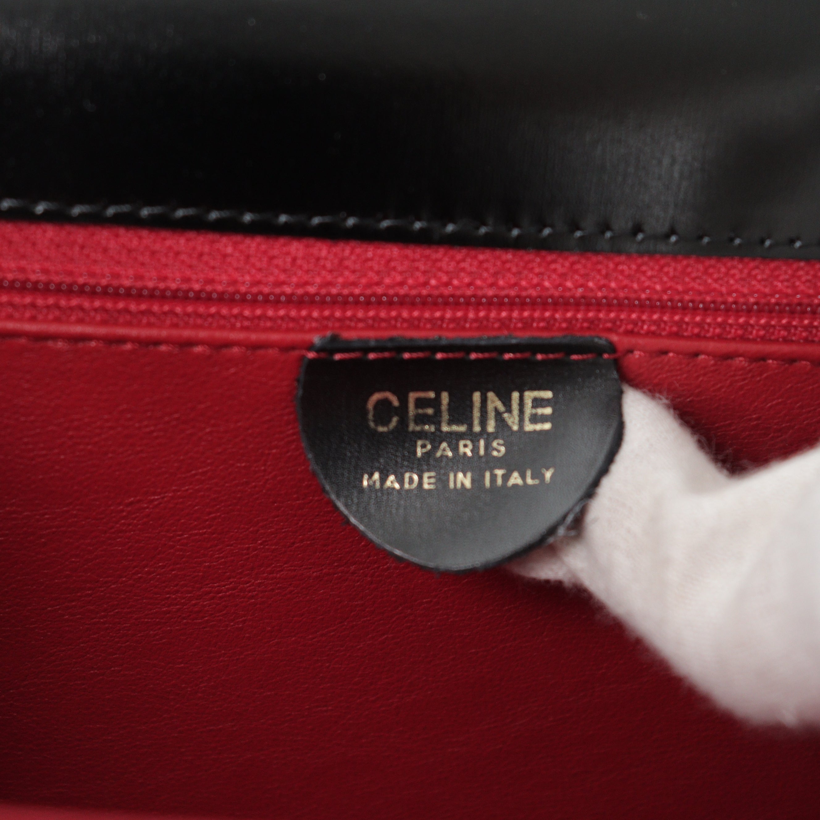 CELINE レザー ハンドバッグ