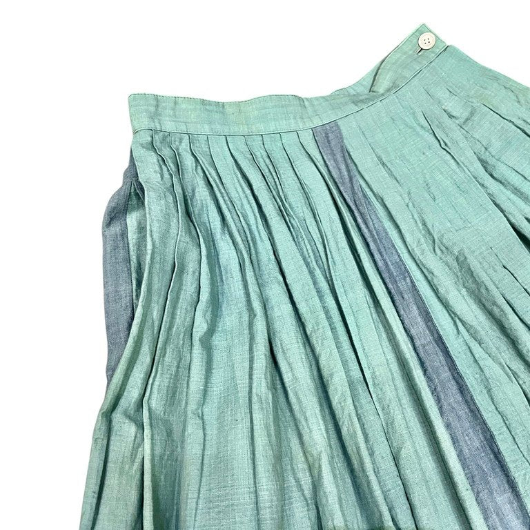 ISSEY SPORT ラインデザインプリーツフレアスカート ISSEY MIYAKE Archive 80s パンツ ボトムス ギャザー イッセイミヤケ レディース