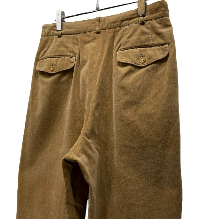 Y's for men コットンベロアダブルウォッチポケット2タックワイドテーパードパンツ トラウザーズ スラックス ボトムス Archive 90s Yohji Yamamoto Pour Homme ワイズフォーメン ヨウジヤマモトプールオム メンズ