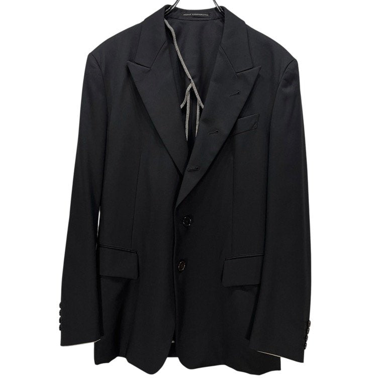 Y's for men ウールギャバジンピークドラペル5Bテーラードジャケット ブレザー ブルゾン コート アウター Yohji Yamamoto Pour Homme ヨウジヤマモトプールオム ワイズフォーメン メンズ