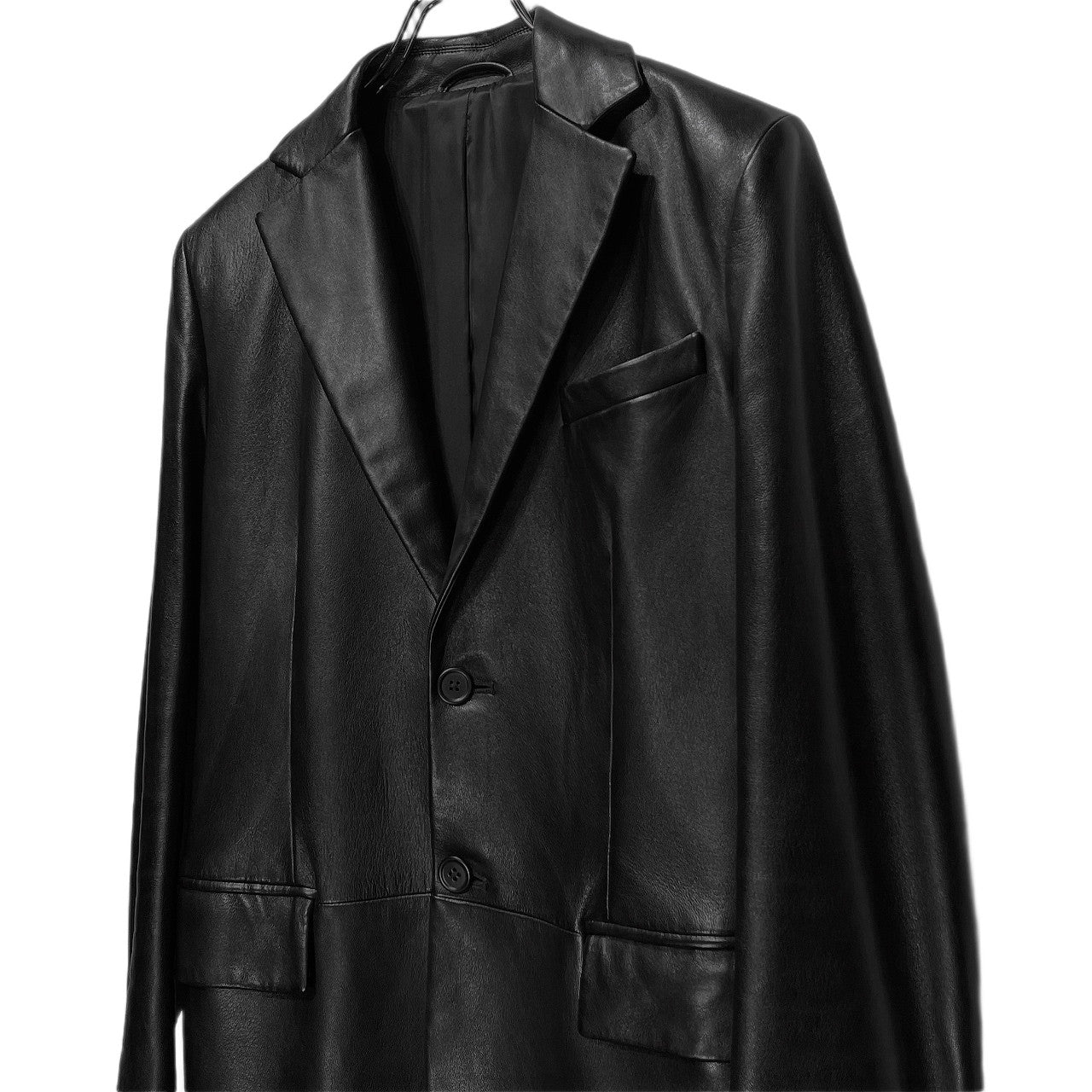 JIL SANDER by RAF SIMONS 12AW ラムレザー2ボタンテーラードジャケット Archive ラフシモンズ期 ラストコレクション ブレザー コート アウター ジルサンダー メンズ