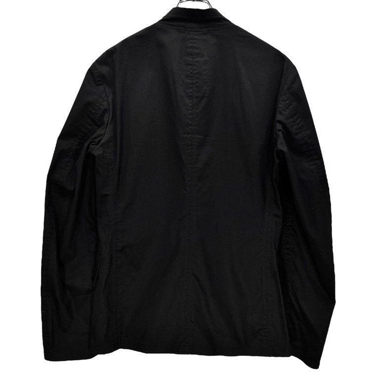 Yohji Yamamoto Pour Homme 01AW コットンギャバジンリバーシブル5Bマオカラージャケット ギャングスター期 Archive スタンドカラー テーラード ブルゾン コート アウター ヨウジヤマモトプールオム メンズ