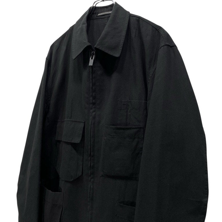 Y's for men 25SS FASTENER BLOUSON WITH COTTON LINEN UNEVEN YARN CANVAS コットンリネンライトキャンバスファスナーブルゾン ジップ ジャケット 定価103,400円 Yohji Yamamoto Pour Homme ヨウジヤマモトプールオム ワイズフォーメン