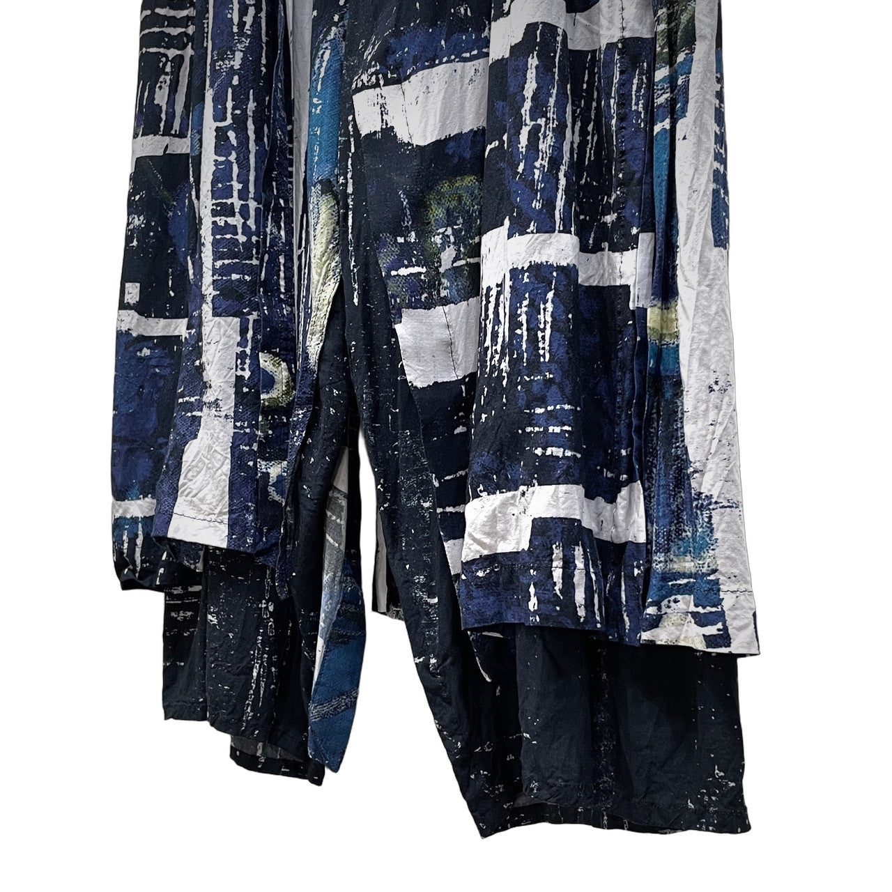 Ground Y 20AW 西洋画プリントレーヨンラップパンツ ボトムス 総柄 Yohji Yamamoto ヨウジヤマモト グラウンドワイ メンズ レディース ユニセックス