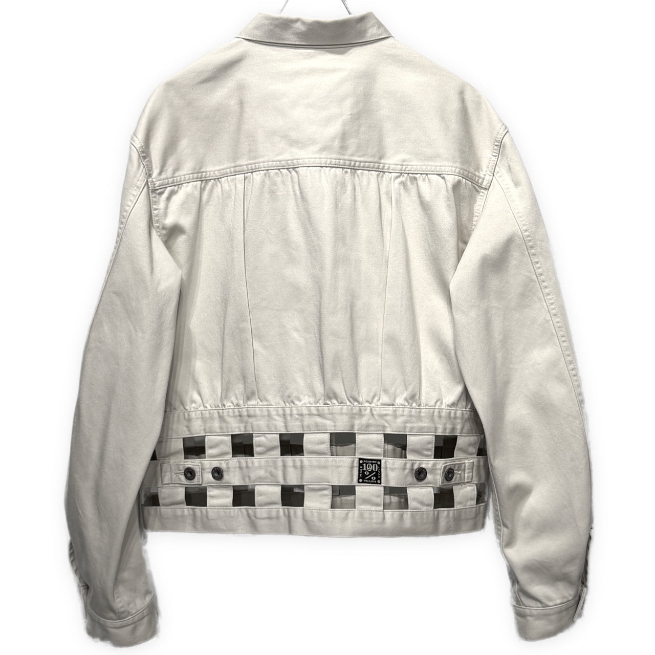 KAPITAL VINTAGE SATIN WINDOWPANE 1st JACKET ヴィンテージサテンウインドウペンファーストジャケット トラッカー ブルゾン キャピタル メンズ