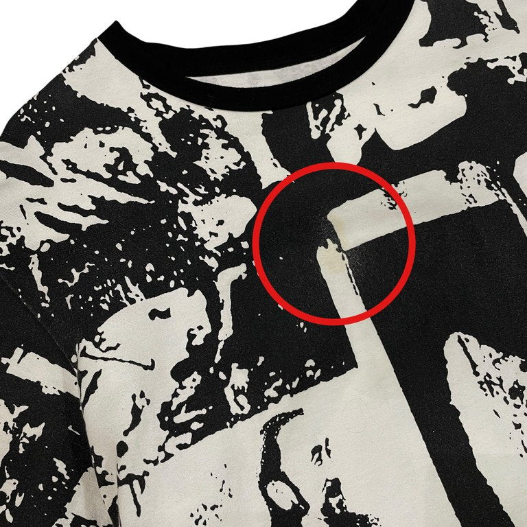 B Yohji Yamamoto 20SS ヘビープレーティング天竺グラフィックプリント総柄Tシャツ カットソー Tee T-shirt フォト 山本耀司 ビー ヨウジヤマモト メンズ レディース ユニセックス