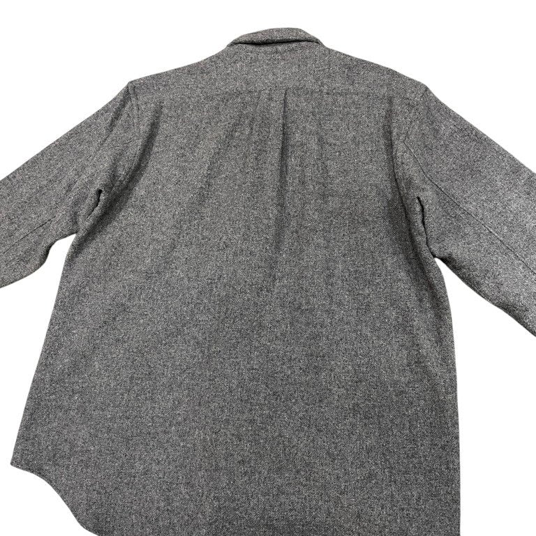 COMME des GARCONS SHIRT 縮絨ウールカットオフパッチワークシャツ Archive 90s ブラウス トップス コムデギャルソンシャツ メンズ