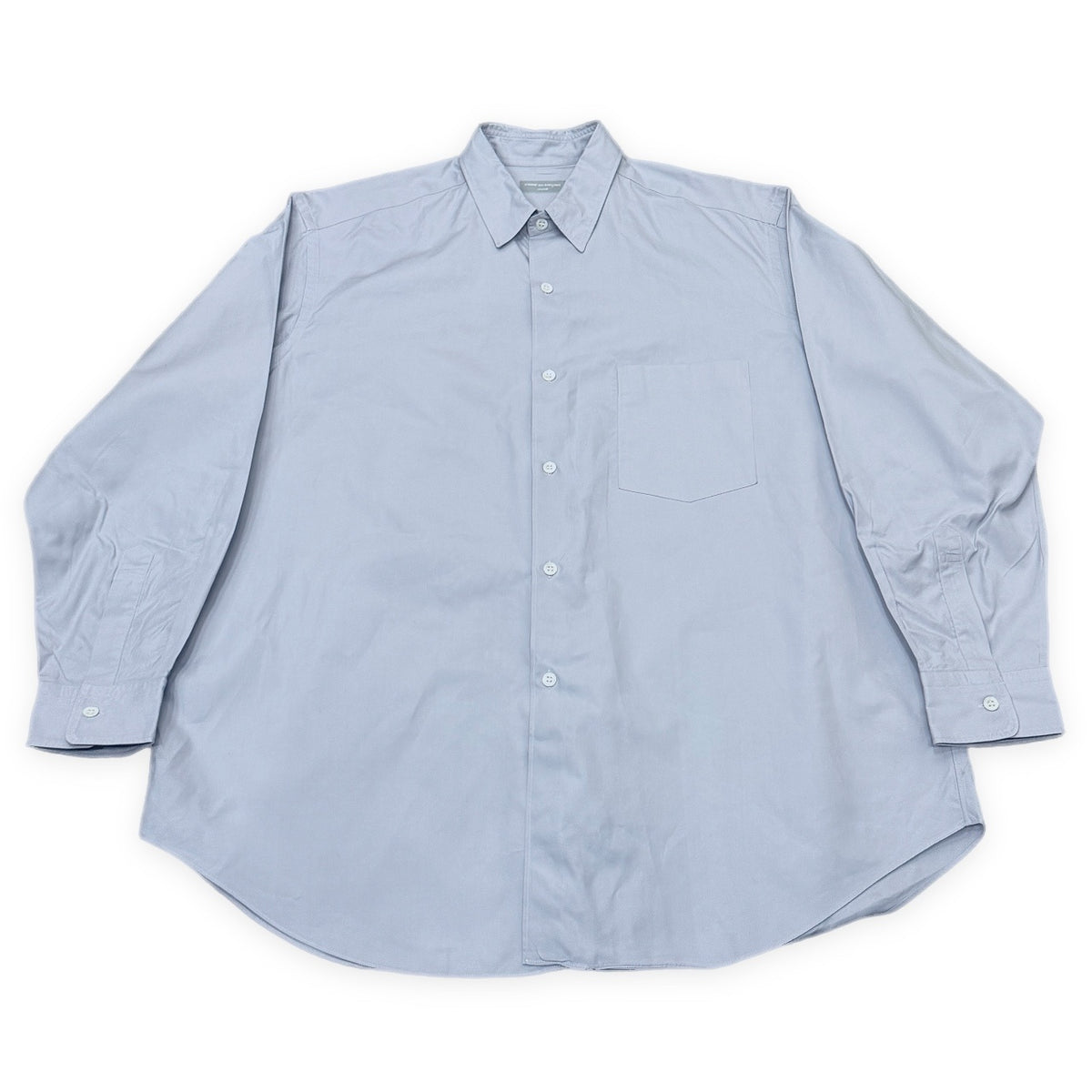 COMME des GARCONS HOMME 91AW コットンブロードオーバーサイズボックスシルエットシャツ ブラウス トップス Archive 90s コムデギャルソンオム メンズ
