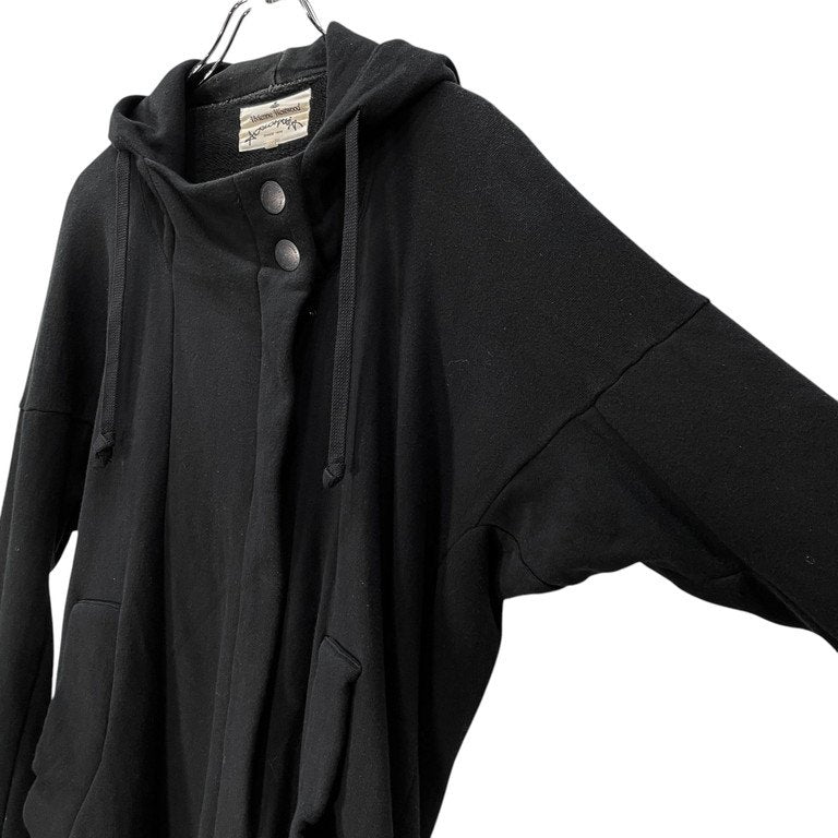 Vivienne Westwood ANGLOMANIA 15AW 魔女フードスウェットロングワンピースパーカー フーディ ブルゾン ジャケット コート ヴィヴィアンウエストウッド アングロマニア レディース