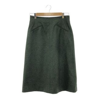 HERMES HERMES カシミヤ混スカート