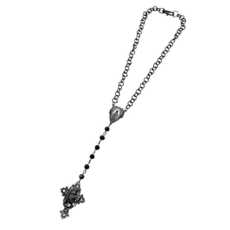 Jean Paul GAULTIER プレイングハンズマリアチェーンネックレス 一点物 激レア 希少 Archive 90s 00s JPG 未使用 ペンダント アクセサリー ジャンポールゴルチエ メンズ レディース ユニセックス