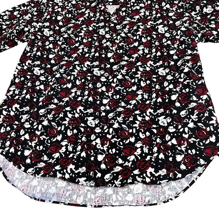 Y's for men ローズプリントオープンカラーシャツ 半袖 花柄 開襟 Archive 90s Yohji Yamamoto