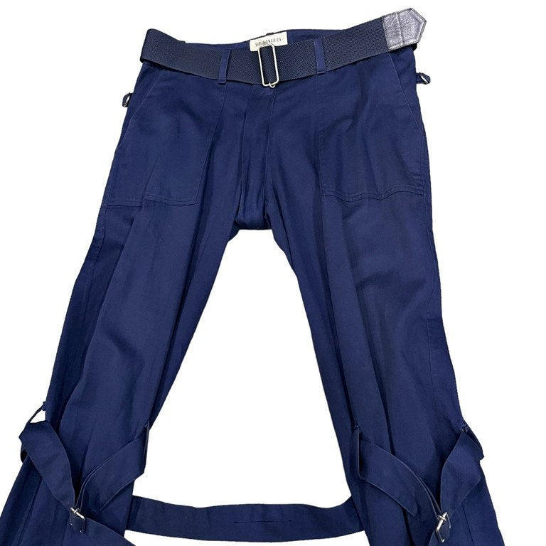 SEDITIONARIES by A STORE ROBOT コットンツイルブルーボンテージパンツ セディショナリーズ アストアロボット