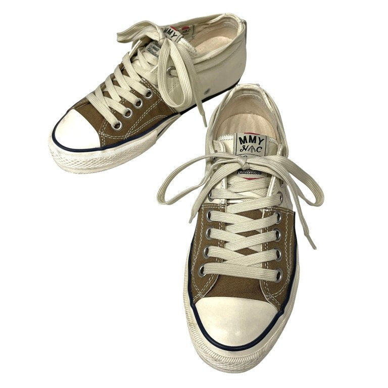 Nigel Cabourn × Maison MIHARA YASUHIRO SPLIT SNEAKER レザーキャンバスローカットスプリットスニーカー シューズ 靴 クツ 定価31,900円 未使用 箱付き メゾンミハラヤスヒロ ナイジェルケーボン メンズ レディース ユニセックス
