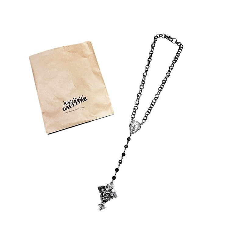 Jean Paul GAULTIER プレイングハンズマリアチェーンネックレス 一点物 激レア 希少 Archive 90s 00s JPG 未使用 ペンダント アクセサリー ジャンポールゴルチエ メンズ レディース ユニセックス