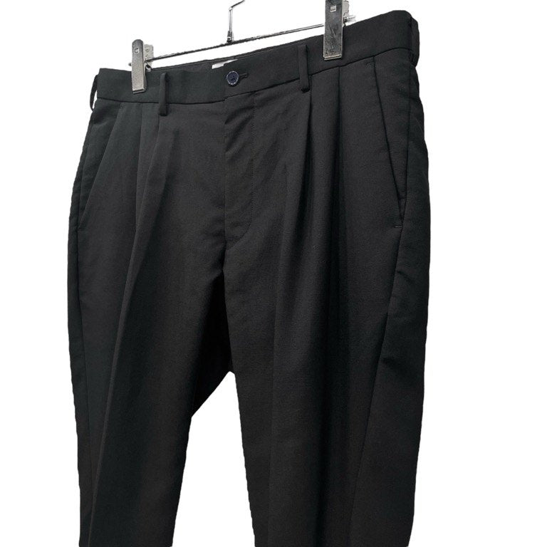 marka 2TUCK SLIM TAPERED FIT ウールモヘヤスリムテーパードフィットパンツ スラックス トラウザーズ ボトムス モヘア 定価28,600円 マーカ メンズ