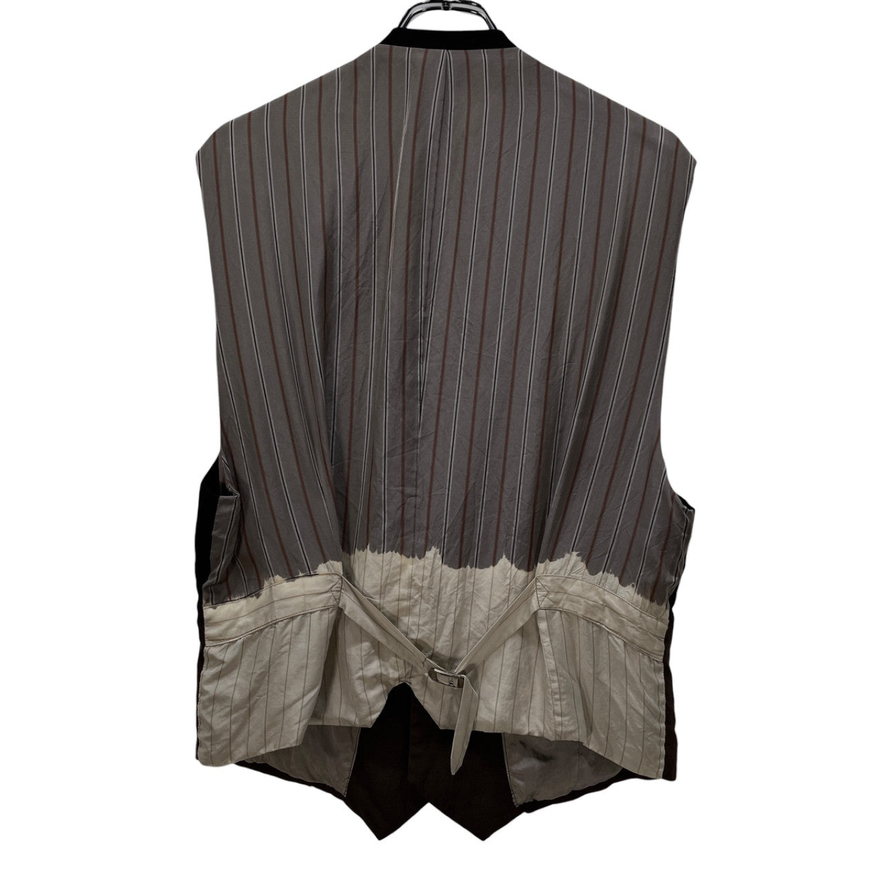 COMME des GARCONS HOMME PLUS 93AW 脱色ウール襟付き5Bベスト Archive 90s Artist in his studio アーティストインヒズスタジオ 脱色期 名作 希少 ノースリーブ ジャケット コート アウター コムデギャルソンオムプリュス メンズ