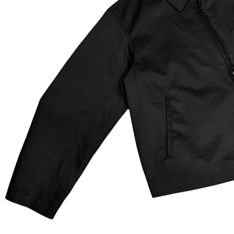 Y's for men 24AW FLAP POCKET BLOUSON WITH PIECE NAME コットンギャバジンフラップポケットジップアップブルゾン シングルライダースジャケット ピスネーム MO-Y03-017 定価73,700円 ヨウジヤマモトプールオム ワイズフォーメン