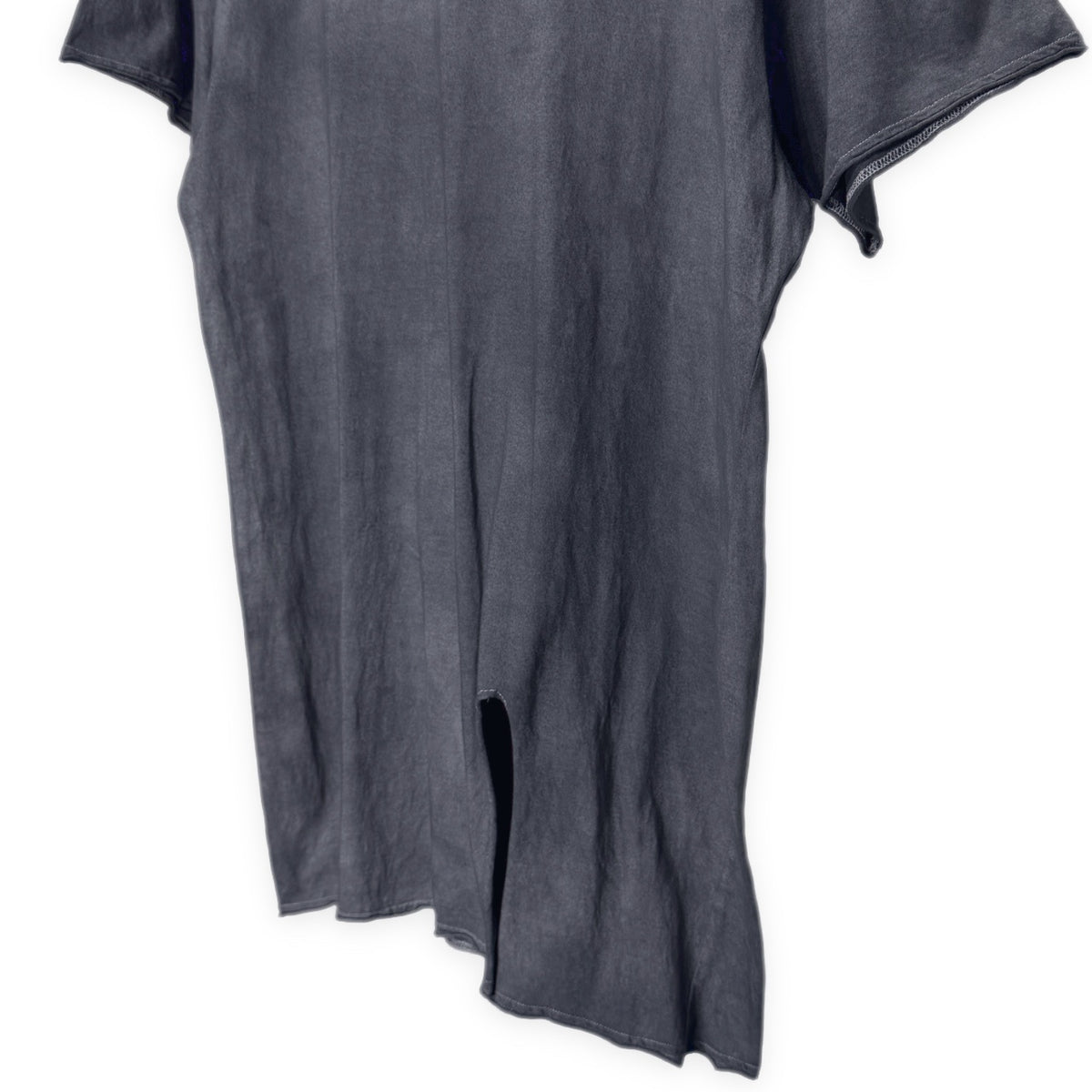 Ground Y フロントスリット製品染めカットソー Tシャツ Tee T-shirt トップス Yohji Yamamoto グラウンドワイ ヨウジヤマモト メンズ レディース ユニセックス
