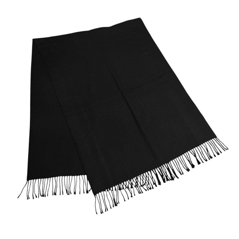 Yohji Yamamoto Femme ウールシルクフランネル大判フリンジマフラー ストール スカーフ Archive 服飾小物 ヨウジヤマモトファム レディース メンズ ユニセックス