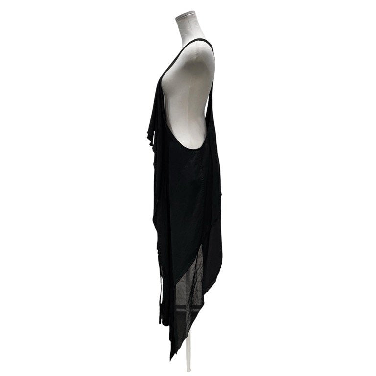 Y's RED LABEL レーヨンコットンリネンパッチワークカットオフベスト ジレ ノースリーブ ジャケット トップス Yohji Yamamoto Femme ヨウジヤマモトファム ワイズ レッドレーベル レディース