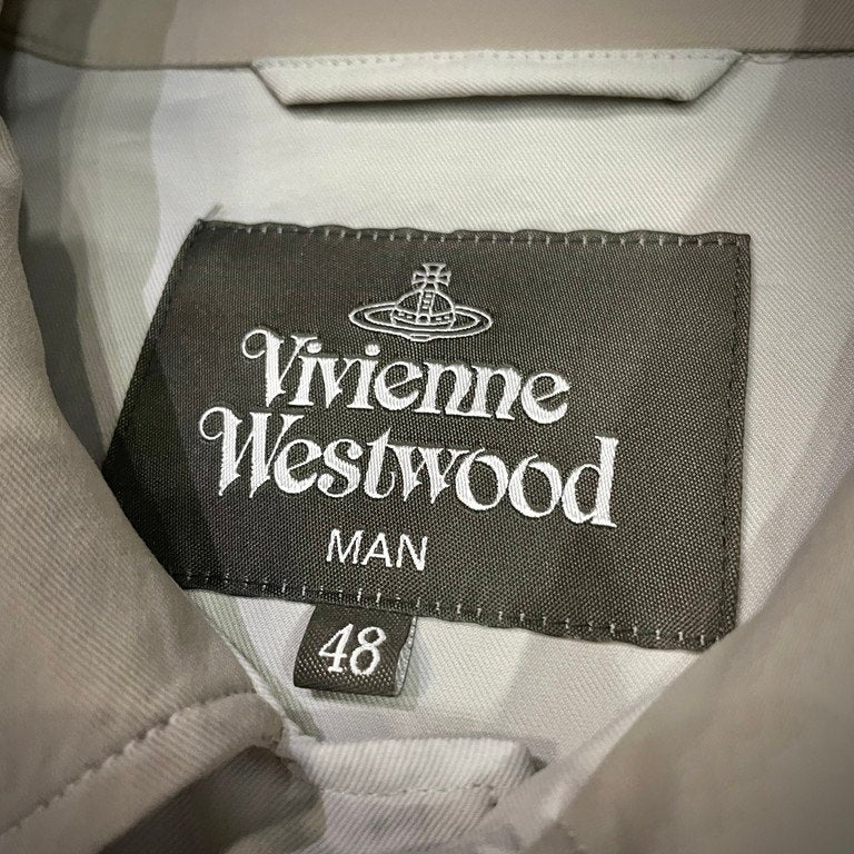 Vivivenne Westwood MAN 22SS ナイロンバイカラーオーブワッペンコーチジャケット ブルゾン