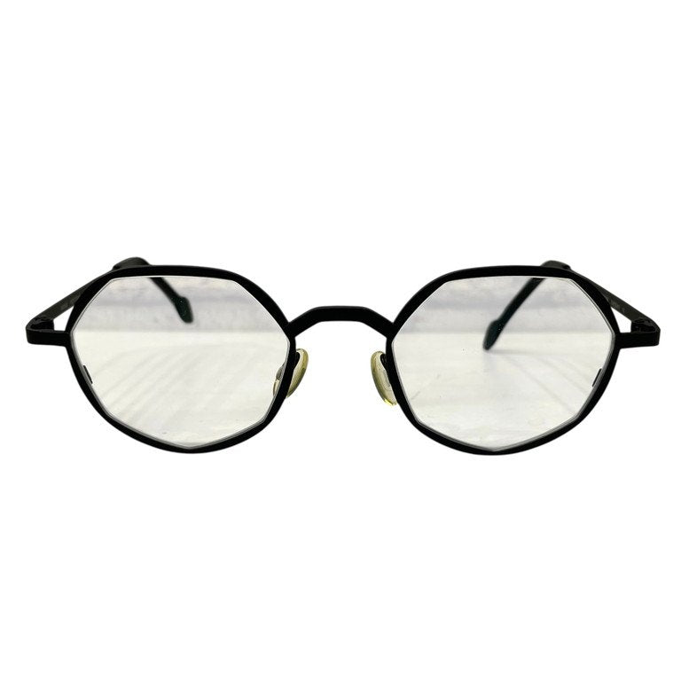 Komorebi Eyewear NICOLAI col. night black PVDコーティングチタンフレーム多角形メガネ 眼鏡 コモレビ アイウェア メンズ レディース ユニセックス