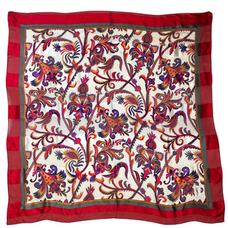 YVES SAINT LAURENT YVES SAINT LAURENT スカーフ ボタニカル