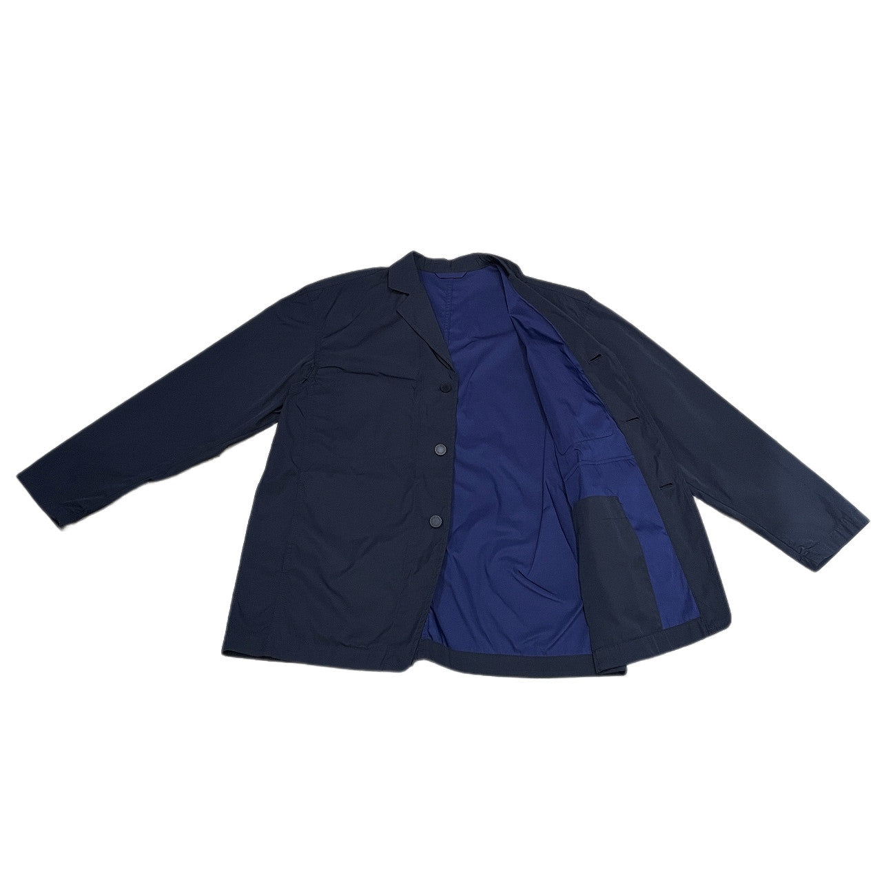 ISSEY MIYAKE MEN 17SS ポリエステルコットン3Bカバーオールジャケット テーラード ブルゾン コート アウター イッセイミヤケ メン メンズ