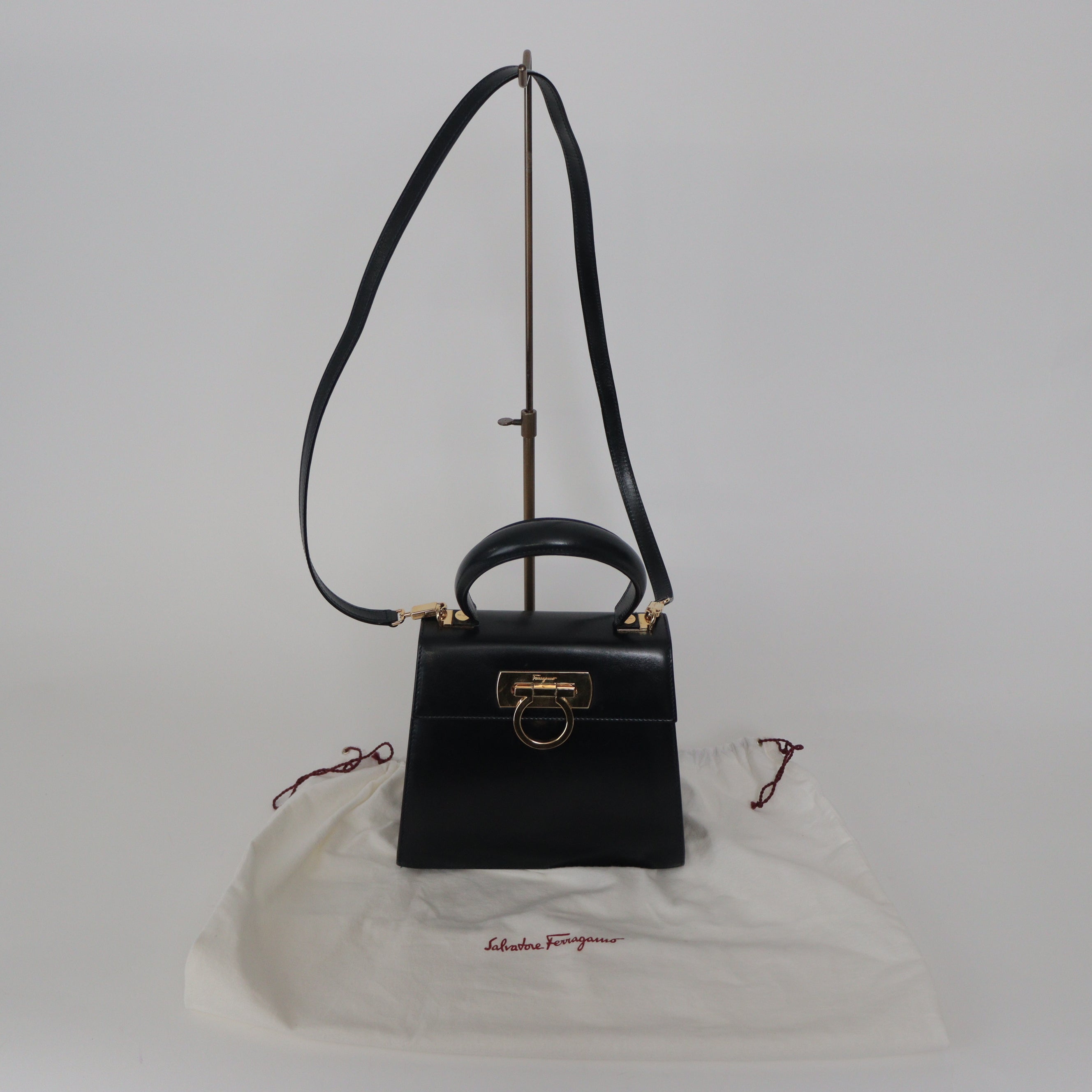 Salvatore Ferragamo ガンチーニ 2WAYハンドバッグ