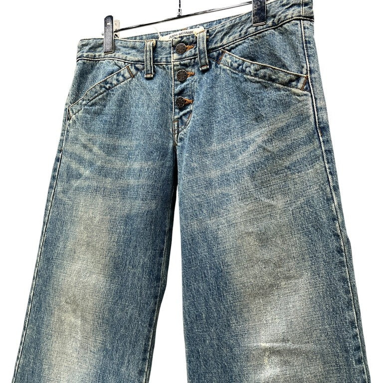 JUNYA WATANABE COMME des GARCONS 02SS ウォッシュドデニムワイドストレートパンツ ジーンズ Archive