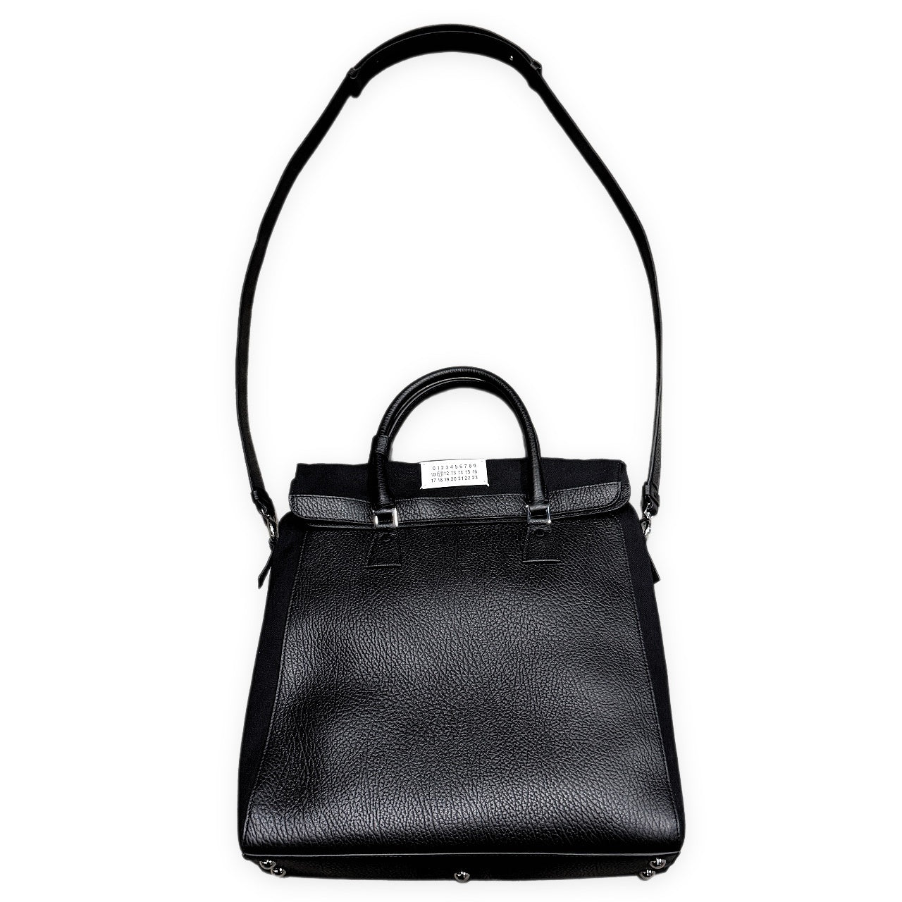 Maison Margiela 11 5AC Daily Vertical 2WAY トート ショルダー レザーバッグ 鞄 カバン ロゴ SB1WA0004 P4348 T8013 定価335,500円 未使用 メゾンマルジェラ メンズ レディース ユニセックス