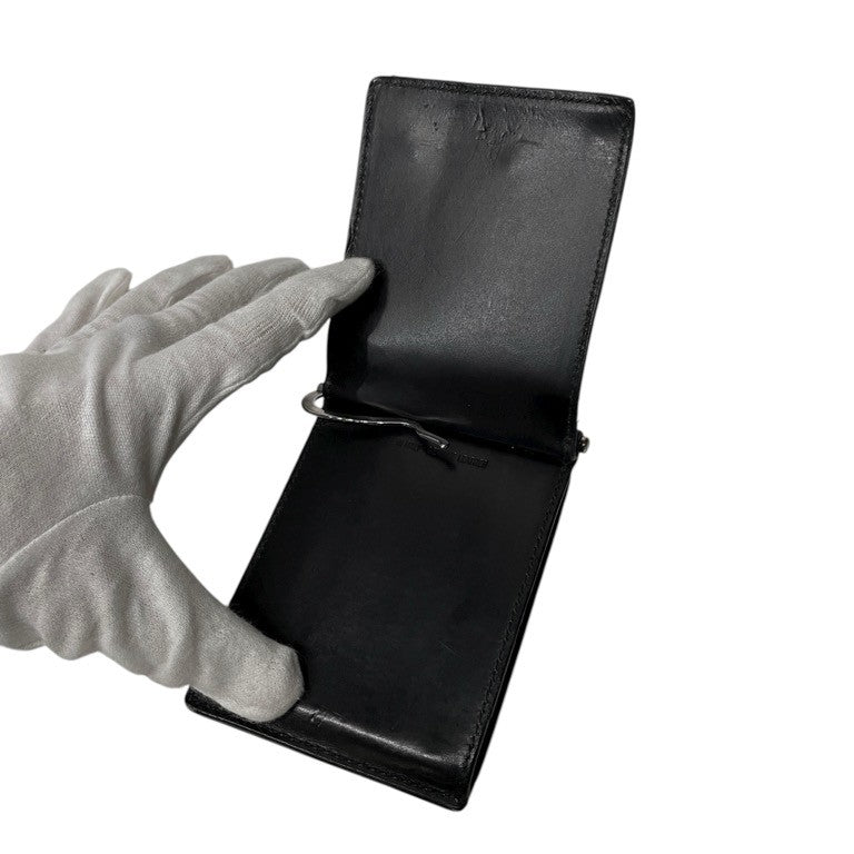 Maison Margiela 11 マネークリップ付きカーフレザーコンパクトウォレット 二つ折り財布 カードケース 小物 服飾雑貨 メゾンマルジェラ メンズ レディース ユニセックス