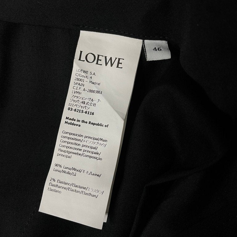 LOEWE 20SS ウールトロピカルノータックテーパードスラックス パンツ トラウザーズ ボトムス 未使用 Jonathan Anderson ジョナサンアンダーソン ロエベ メンズ
