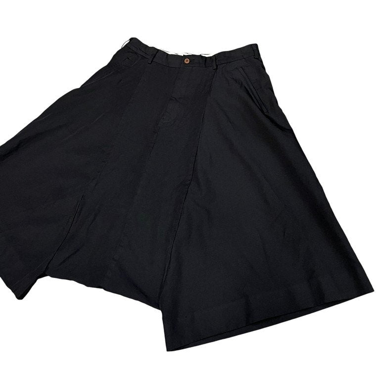 COMME des GARCONS HOMME PLUS 16SS ポリエステル縮絨サルエルワイドパンツ ポリ縮 ブロークンテーラリング Broken Tailoring Archive CDG コムデギャルソンオムプリュス メンズ