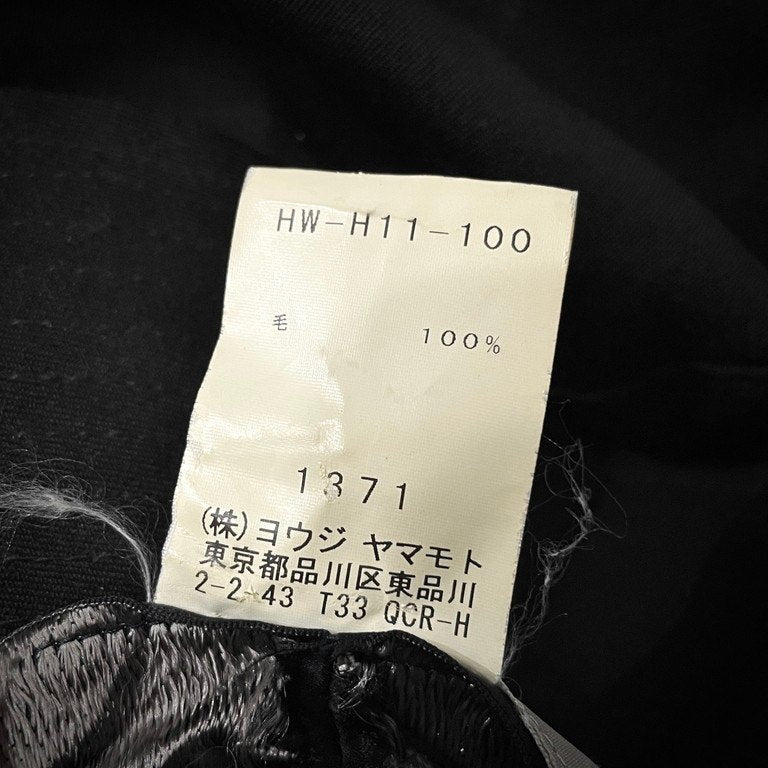 Yohji Yamamoto Pour Homme 18SS ウールギャバジンシェフクロッシェハット 帽子 キャップ 小物 ヨウジヤマモトプールオム メンズ
