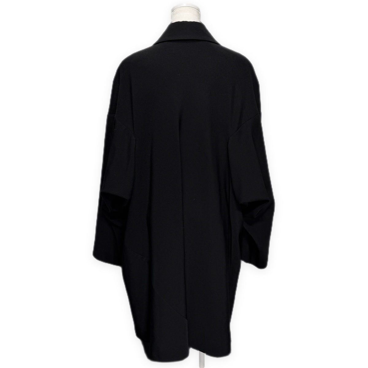 robe de chambre COMME des GARCONS 96AW ウールサージ丸襟変形袖ドレープコート アウター 90s Archive コムデギャルソン コムコム レディース