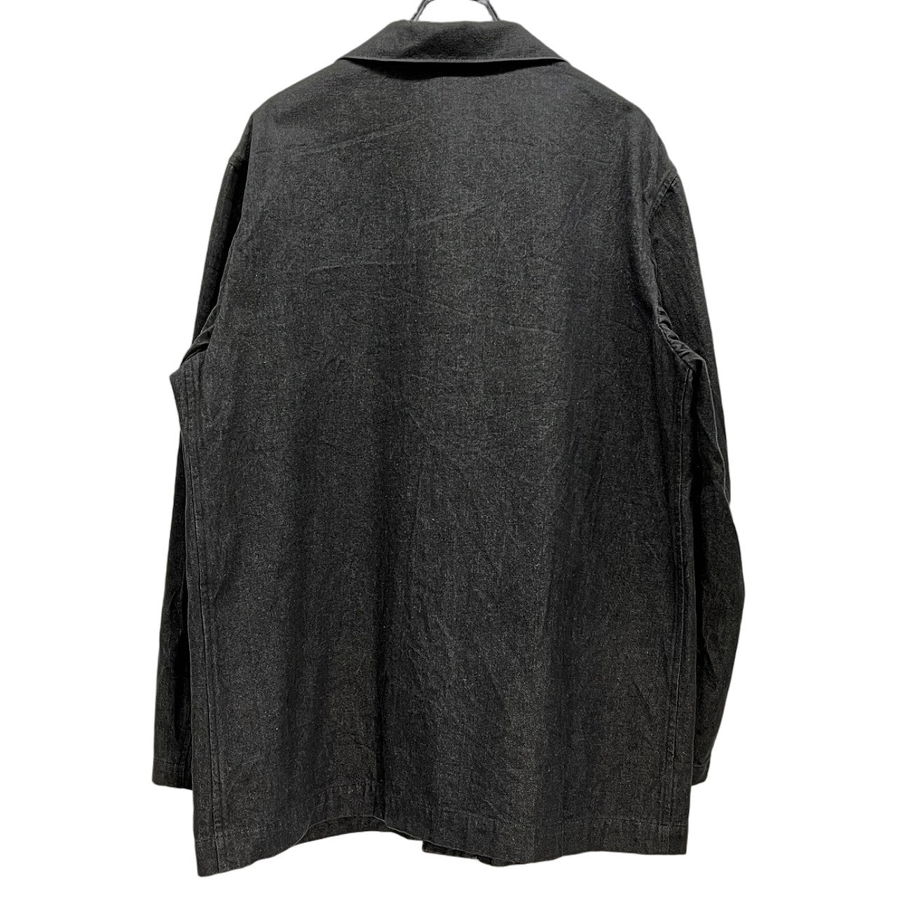 Y's for men ブラックデニムカバーオール ハーフコート ジャケット ブルゾン アウター Archive Yohji Yamamoto Pour Homme ヨウジヤマモトプールオム ワイズフォーメン メンズ