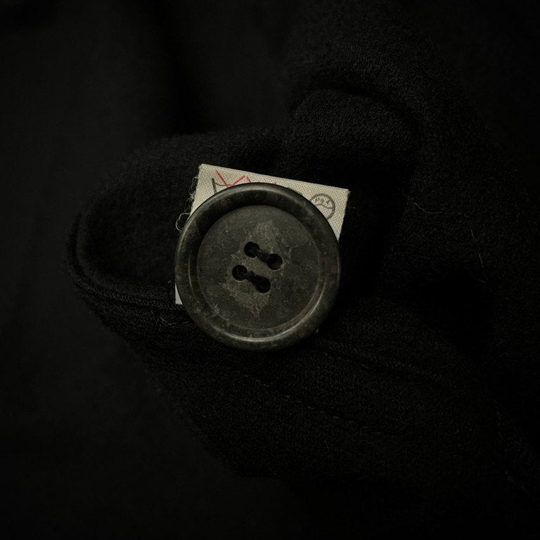 Y's ウールジャージーダブルブレストドレープジャケット ブルゾン コート アウター Archive 70s 初期 希少 Yohji Yamamoto Femme ワイズ ヨウジヤマモトファム レディース