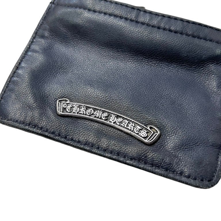 CHROME HEARTS ZPR CHNG 3×4 カーフレザーダガージップスクロールラベルコインパース コインケース チェンジパース 小物入れ 財布 ミニウォレット 定価97,900円 クロムハーツ メンズ レディース ユニセックス
