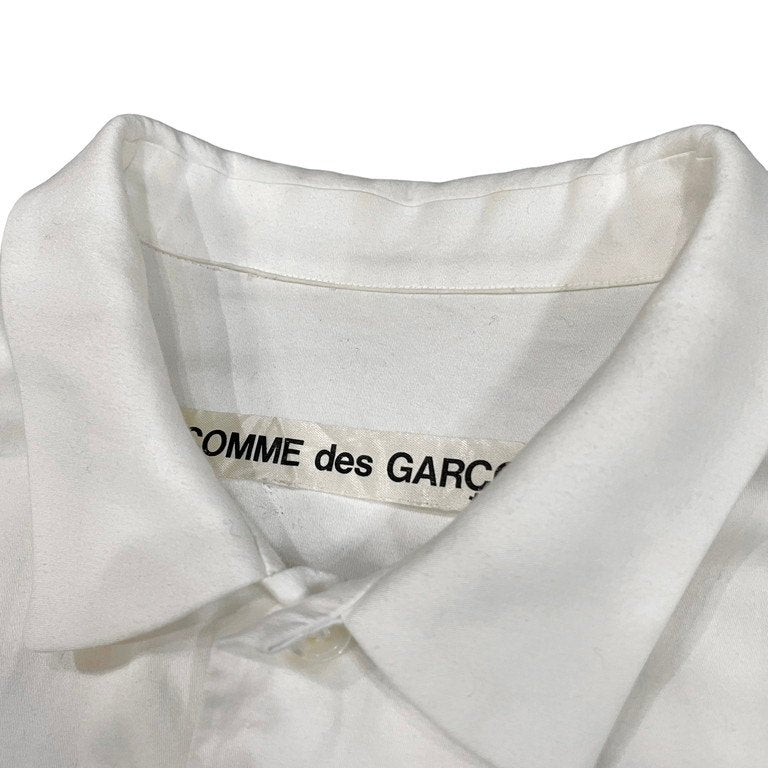 COMME des GARCONS 17SS コットン裾変形フリルシャツ ブラウス Archive invisible clothing 見えない服期