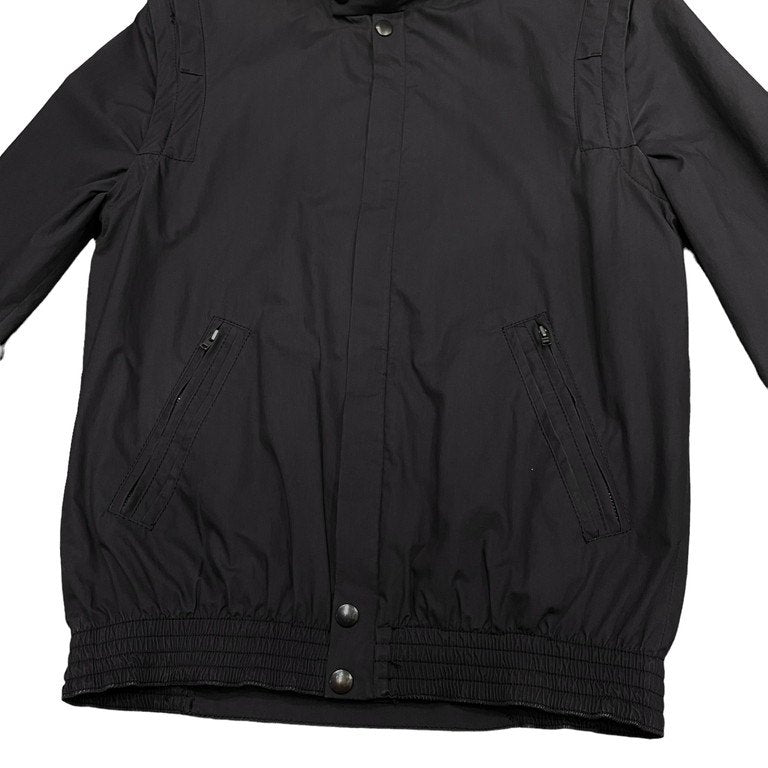 VERONIQUE BRANQUINHO コットンブロード袖ジップ着脱2WAYスタンドカラーブルゾン ジャケット ベスト Archive 90s 00s