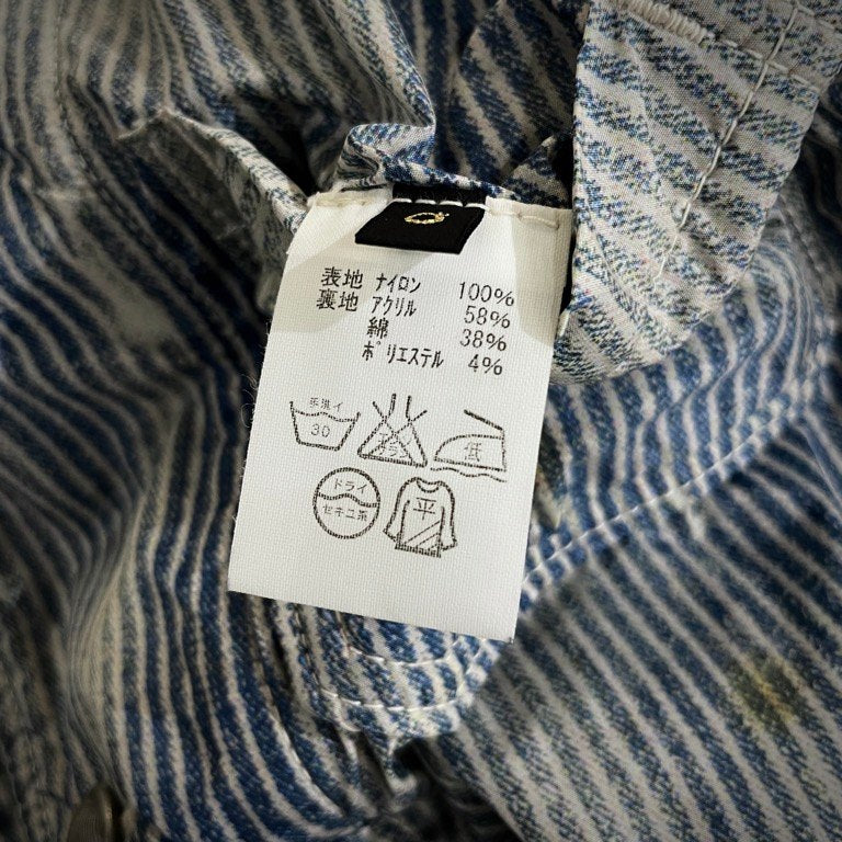 KAPITAL ヒッコリーストライプ転写プリントブランケットライナーナイロンジャケット ブルゾン コート アウター Archive キャピタル メンズ レディース ユニセックス